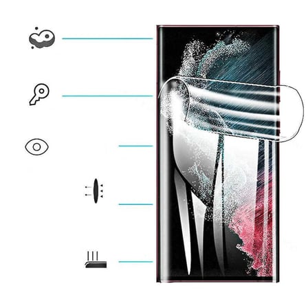 Galaxy S22 Ultra Uyumlu Zore Süper Pet Ekran Koruyucu Jelatin