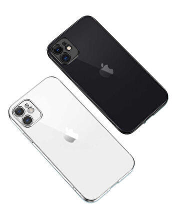 iPhone 11 Uyumlu Zore Mat Gbox Kılıf-Gümüş