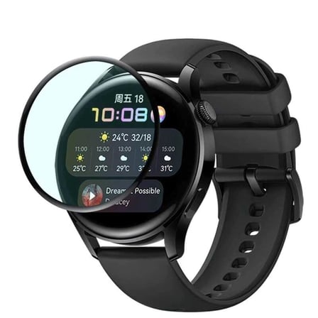 Huawei Watch GT 3 42mm NRTK PMMA Pet Saat Ekran Koruyucu - Siyah