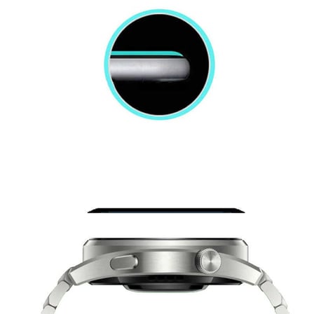 Huawei Watch GT 3 42mm NRTK PMMA Pet Saat Ekran Koruyucu - Siyah