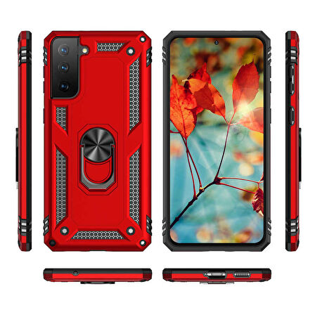 Galaxy S21 FE Uyumlu Zore Vega Kapak-Rose Gold