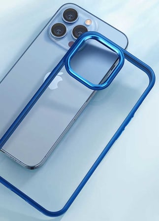iPhone 11 Uyumlu MKST Krom Kılıf-Pembe Açık