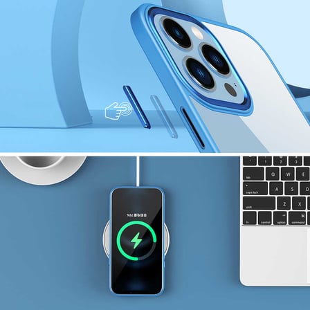 iPhone 12 Pro Max Kılıf Şeffaf Arka Yüz Kamera Yükseltili Silikon FORUMSHOP