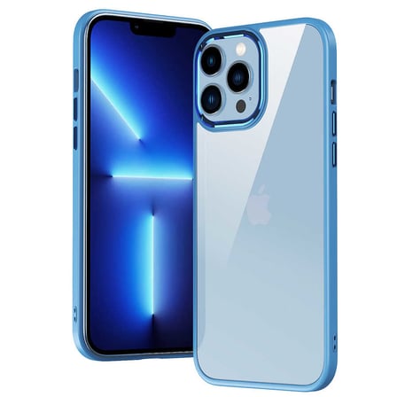 iPhone 13 Pro Kılıf Şeffaf Arka Yüz Kamera Yükseltili Silikon Novatech
