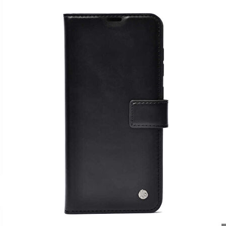 Galaxy S21 FE Uyumlu Zore Kar Deluxe Kapaklı Uyumlu-Siyah