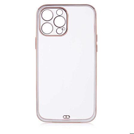iPhone 13 Pro Uyumlu Zore Voit Clear Kapak-Beyaz