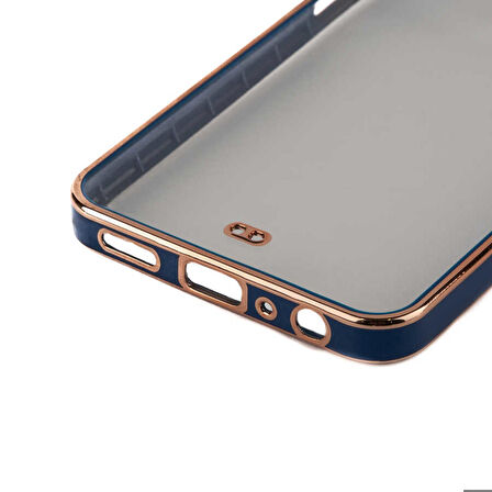 Galaxy S22 Plus Uyumlu Zore Voit Clear Kapak-Lacivert