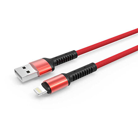 Kırmızı LS63 Lightning Usb Kablo-Zore