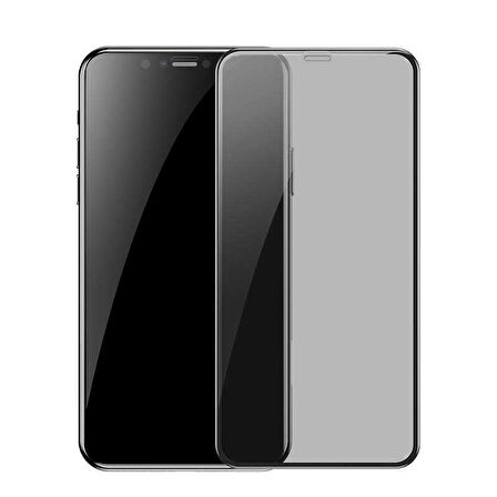 iPhone 11 Pro Uyumlu Davin 5D Privacy Cam Zore Ekran Koruyucu