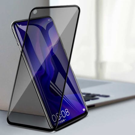 Galaxy A11 Davin 5D Privacy Cam Ekran Koruyucu - Siyah