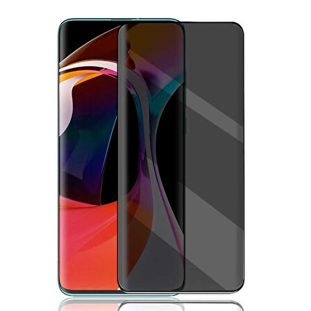 Xiaomi Mi 9T Uyumlu Davin 5D Privacy Cam Zore Ekran Koruyucu
