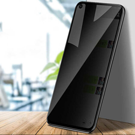 Oppo A54 4G Uyumlu Davin 5D Privacy Cam Zore Ekran Koruyucu