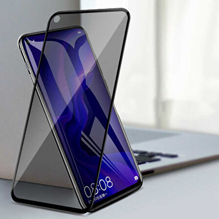 Oppo A54 4G Uyumlu Davin 5D Privacy Cam Zore Ekran Koruyucu