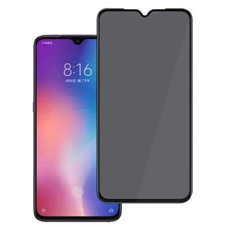 Vivo Y20 Uyumlu Davin 5D Privacy Cam Zore Ekran Koruyucu