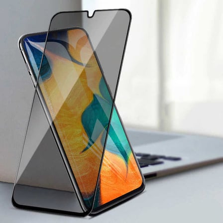 Vivo Y20 Uyumlu Davin 5D Privacy Cam Zore Ekran Koruyucu