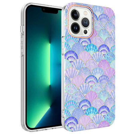 iPhone 13 Pro Max Uyumlu Zore Bella Kapak-Lila