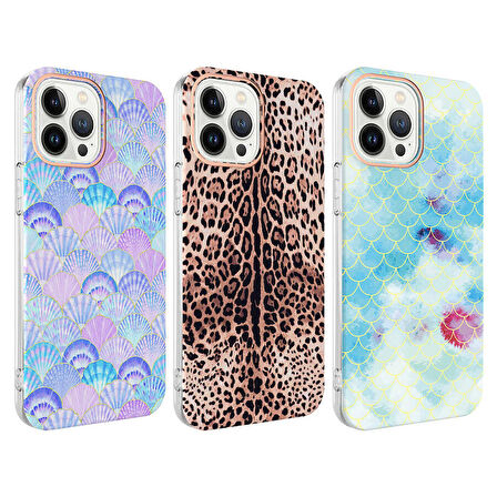 iPhone 13 Pro Max Uyumlu Zore Bella Kapak-Lila