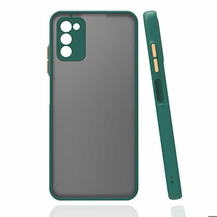 Galaxy A03S Uyumlu Zore Hux Kapak-Koyu Yeşil
