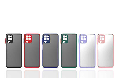 Galaxy M22 Uyumlu Zore Hux Kapak-Siyah