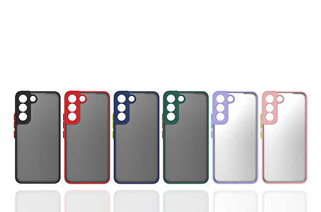 Galaxy S22 Plus Uyumlu Zore Hux Kapak-Siyah