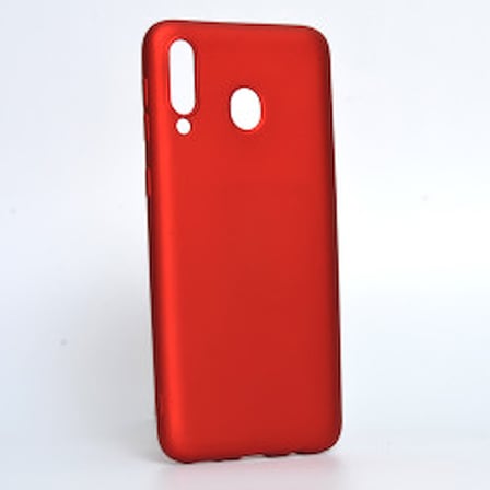 Lexroo Galaxy M30 Kılıf Lexroo Premier Silikon Kapak - Kırmızı