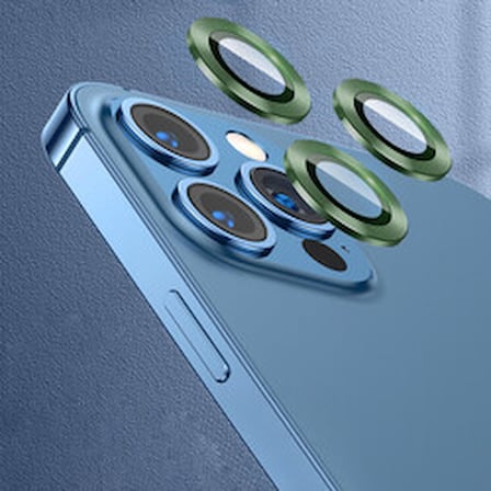 Lexroo iPhone 11 Pro Kamera Lens Koruyucu - Koyu Yeşil