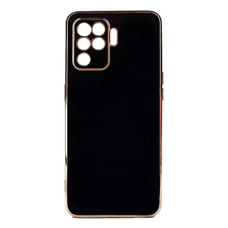 Oppo Reno 5 Lite Kılıf Zore Bark Kapak-Siyah