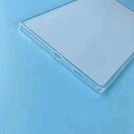 Galaxy Tab A8 10.5 SM-X200 (2021) Kılıf  Uyumlu ​EFFX Tablet Süper Silikon Kapak-Renksiz