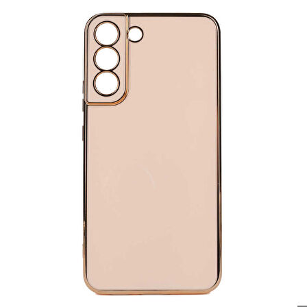 Galaxy S22 Plus Uyumlu Zore Bark Kapak-Rose Gold