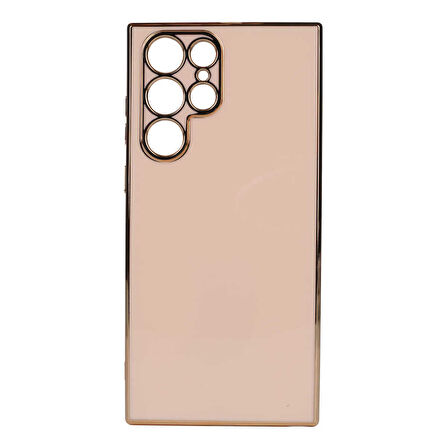 Galaxy S22 Ultra Uyumlu Zore Bark Kılıf-Rose Gold