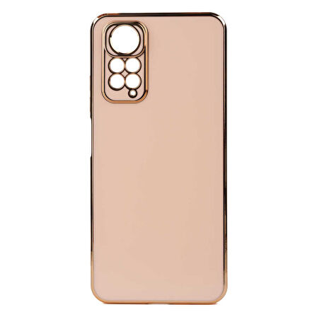 Xiaomi Redmi Note 11 Global Kılıf Zore Bark Kapak-Rose Gold