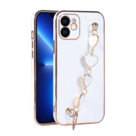 iPhone 11 Uyumlu Zore Kalbim Kılıf-Beyaz