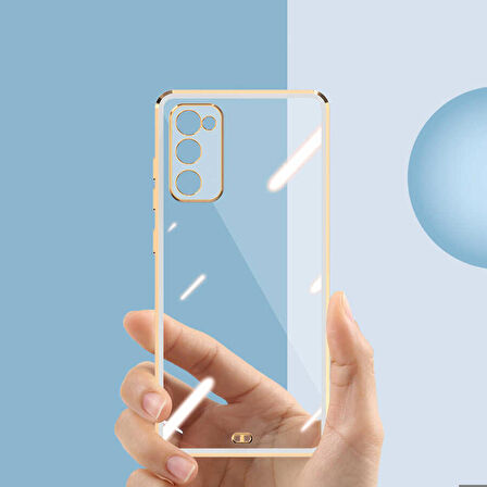 Galaxy S20 FE Uyumlu Zore Voit Clear Kapak-Yeşil