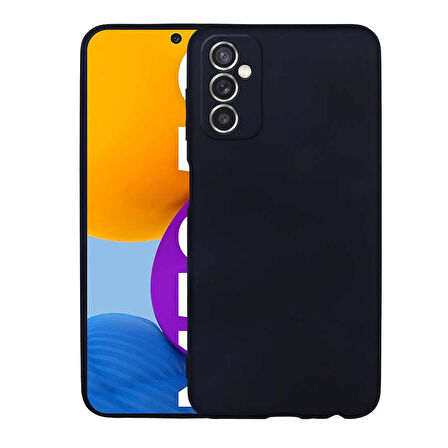 Galaxy M52 Uyumlu Zore Premier Silikon Kapak-Siyah