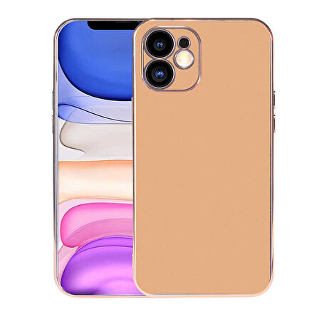 iPhone 11 Uyumlu Zore Viyana Kılıf-Gold