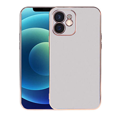 iPhone 12 Uyumlu Zore Viyana Kılıf-Gümüş