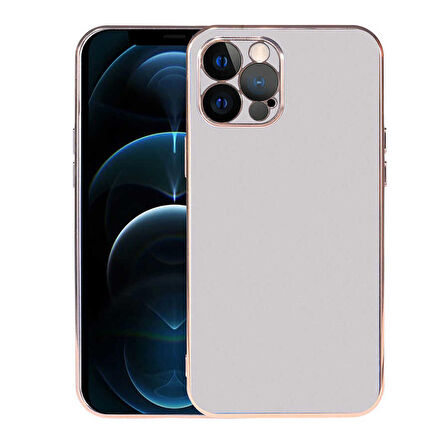 iPhone 12 Pro Uyumlu Zore Viyana Kapak-Gümüş
