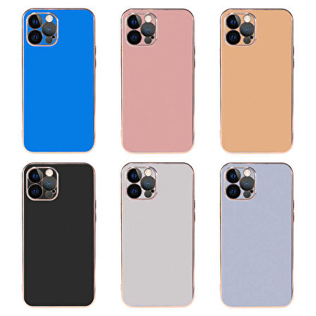 iPhone 12 Pro Max Uyumlu Zore Viyana Kılıf-Saks Mavi