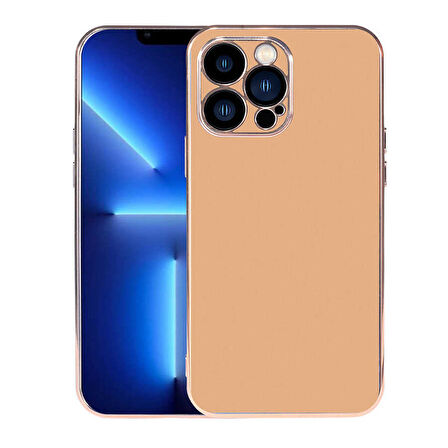 iPhone 13 Pro Uyumlu Zore Viyana Kılıf-Gold