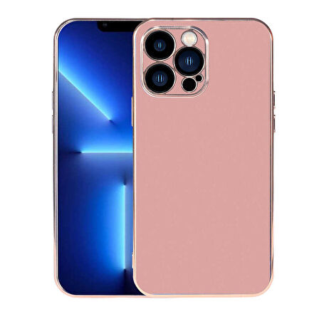 iPhone 13 Pro Uyumlu Zore Viyana Kılıf-Rose Gold