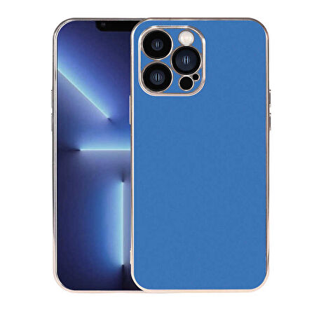 iPhone 13 Pro Uyumlu Zore Viyana Kapak-Saks Mavi
