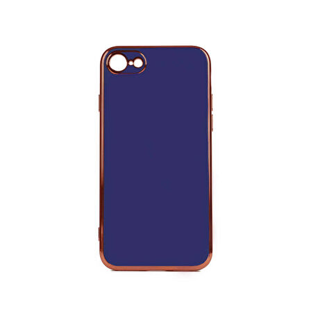 iPhone SE 2022 Uyumlu Zore Bark Kapak-Lacivert