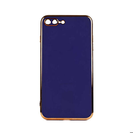 iPhone 8 Plus Uyumlu Zore Bark Kapak-Lacivert
