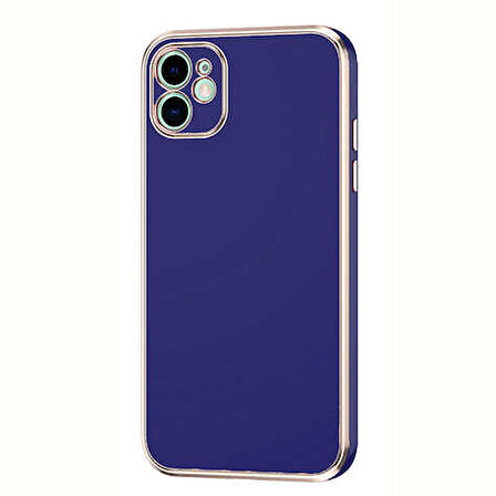 iPhone 12 Uyumlu Zore Bark Kılıf-Lacivert