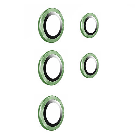 Galaxy S22 Ultra Uyumlu Zore Kamera Koruyucu-Yeşil