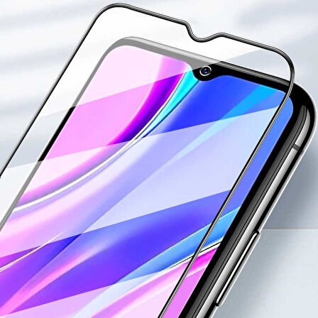 Xiaomi Redmi 9 Uyumlu Davin 5D Cam Zore Ekran Koruyucu