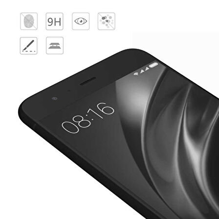 Xiaomi Mi 6 Uyumlu Davin 5D Cam Zore Ekran Koruyucu