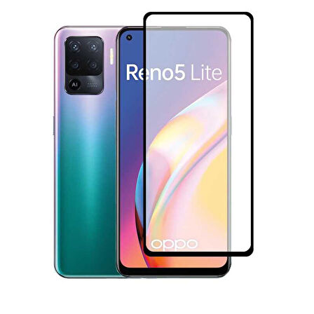 Oppo Reno 5 Lite Uyumlu Davin 5D Cam Zore Ekran Koruyucu