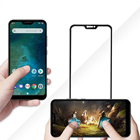 Huawei P20 Pro Uyumlu Davin 5D Cam Zore Ekran Koruyucu