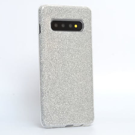 Lexroo Galaxy S10 Plus Kılıf Lexroo Shining Silikon - Gümüş